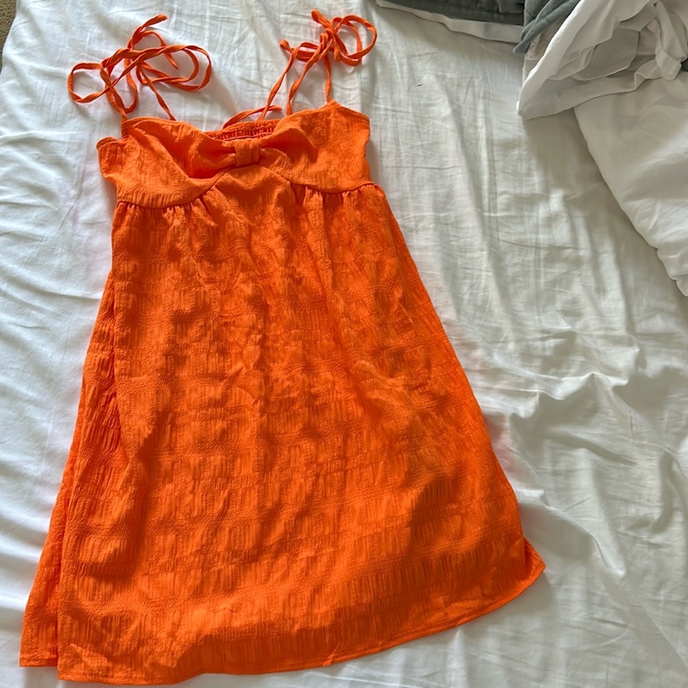 orange dress from tj maxx